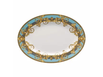 Versace Oval Servis 34 cm Prestige Gala Blue