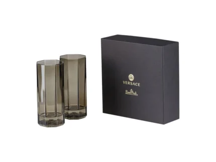Versace Mesrubat Bardağı 2 li Set Medusa Lumiere Haze
